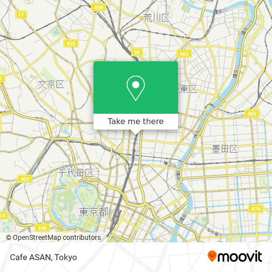 Cafe ASAN map