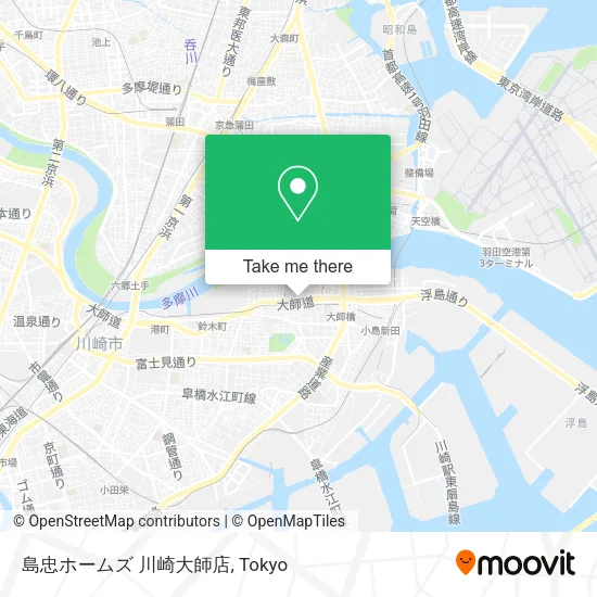 島忠ホームズ 川崎大師店 map