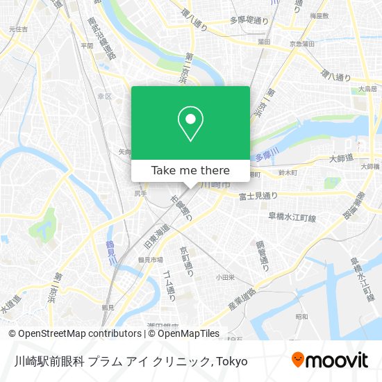 川崎駅前眼科 プラム アイ クリニック map