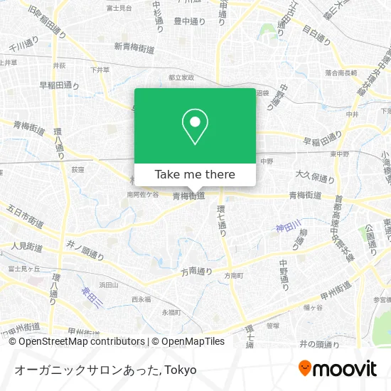 オーガニックサロンあった map
