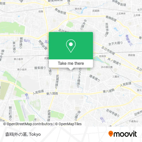森鴎外の墓 map