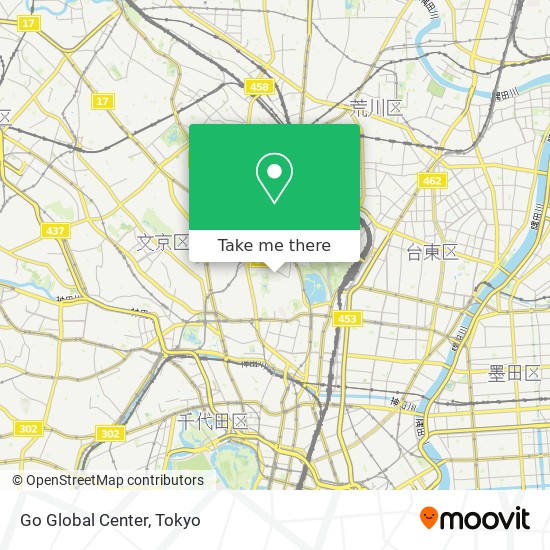 Go Global Center map