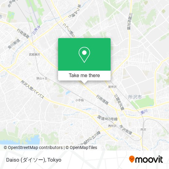 Daiso (ダイソー) map