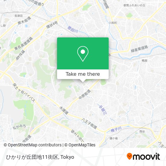 ひかりが丘団地11街区 map