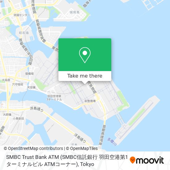 SMBC Trust Bank ATM (SMBC信託銀行 羽田空港第1ターミナルビル ATMコーナー) map