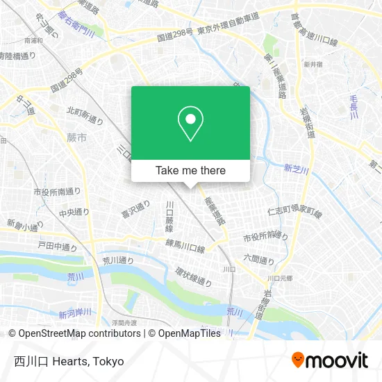 西川口 Hearts map