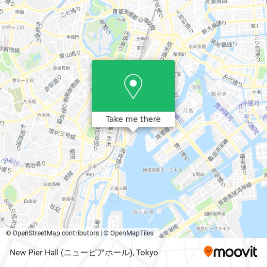 How To Get To New Pier Hall ニューピアホール In 港区 By Metro Or Bus