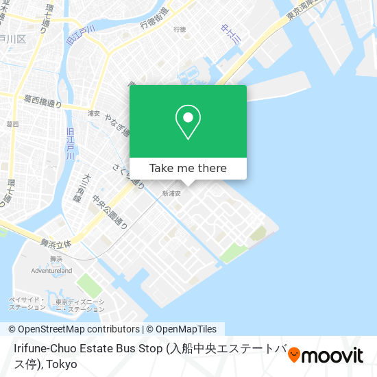 Irifune-Chuo Estate Bus Stop (入船中央エステートバス停) map