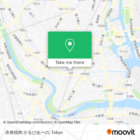 赤身焼肉 かるびあーの map