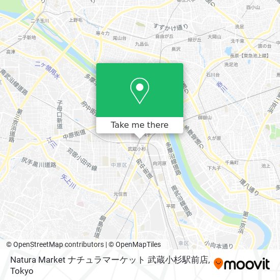 Natura Market ナチュラマーケット 武蔵小杉駅前店 map