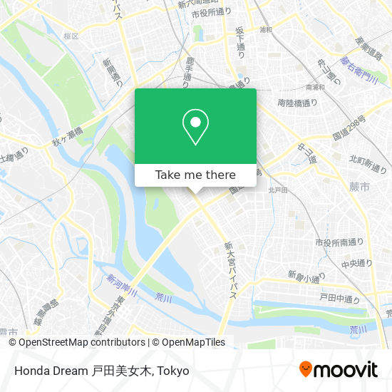 Honda Dream 戸田美女木 map