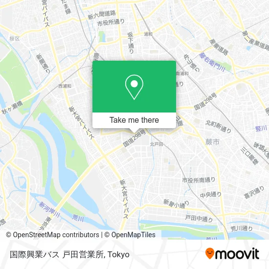 国際興業バス 戸田営業所 map