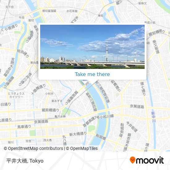 平井大橋 map