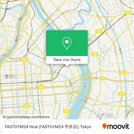 FASTGYM24 Hirai (FASTGYM24 平井店) map