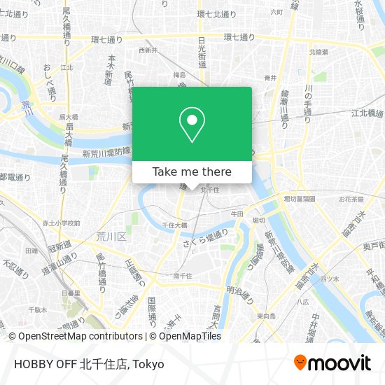 HOBBY OFF 北千住店 map