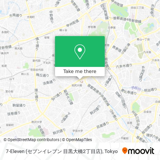 7-Eleven (セブンイレブン 目黒大橋2丁目店) map