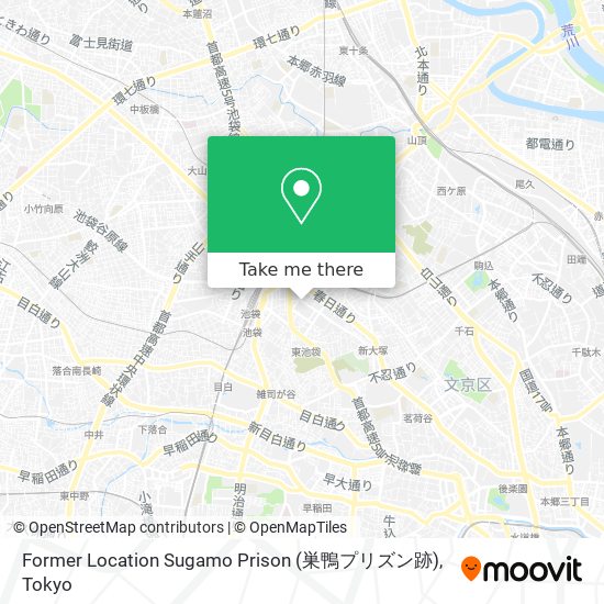 Former Location Sugamo Prison (巣鴨プリズン跡) map