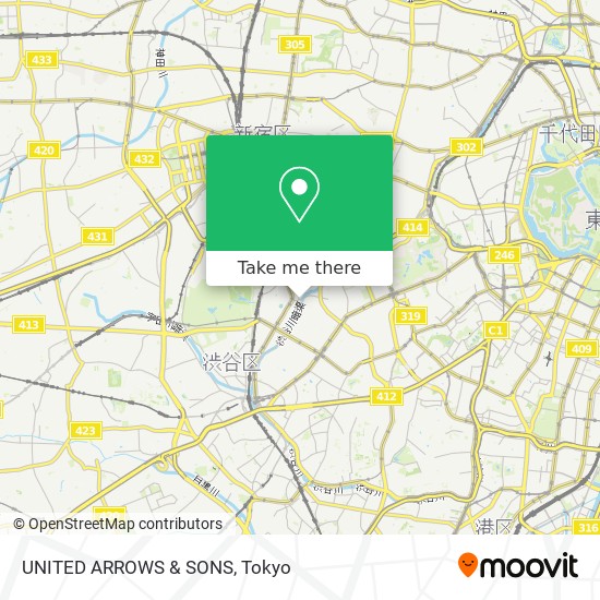 How To Get To United Arrows Sons In 渋谷区 By Bus Moovit