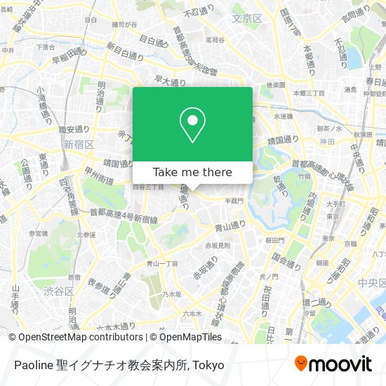 Paoline  聖イグナチオ教会案内所 map