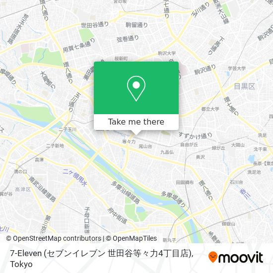 7-Eleven (セブンイレブン 世田谷等々力4丁目店) map