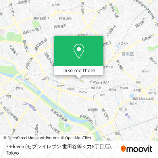 7-Eleven (セブンイレブン 世田谷等々力5丁目店) map