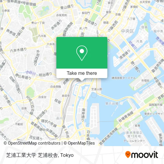 芝浦工業大学 芝浦校舎 map