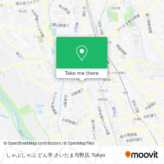 しゃぶしゃぶ どん亭 さいたま与野店 map