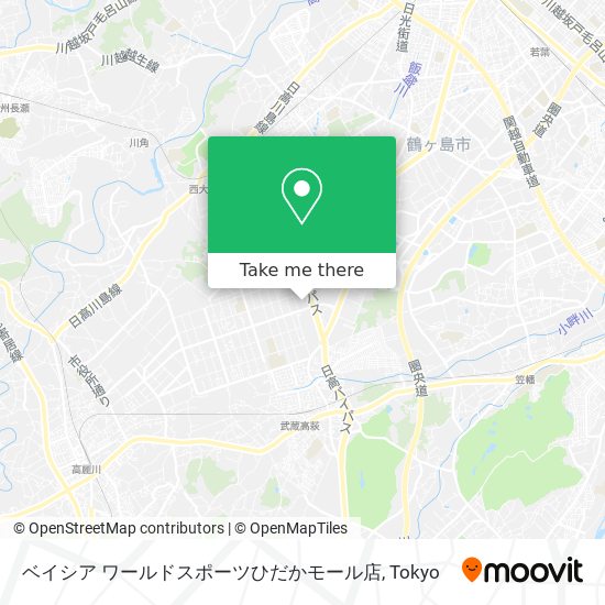 ベイシア ワールドスポーツひだかモール店 map