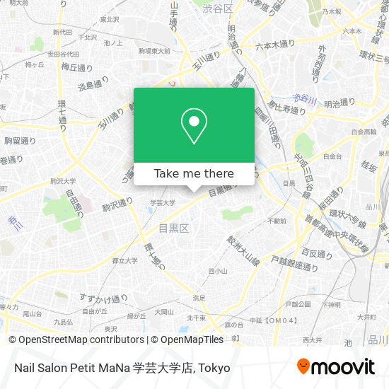 How To Get To Nail Salon Petit Mana 学芸大学店 In 目黒区 By Metro Or Bus