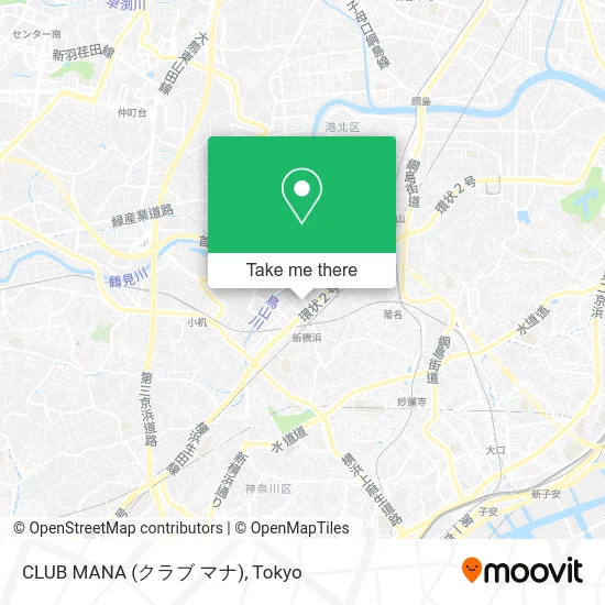 Club Mana map
