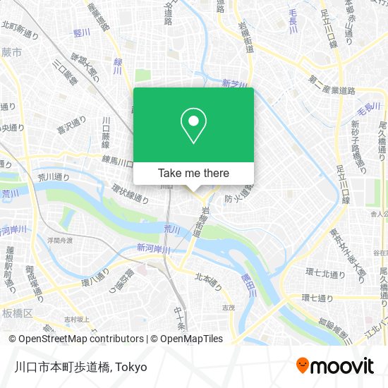 川口市本町歩道橋 map