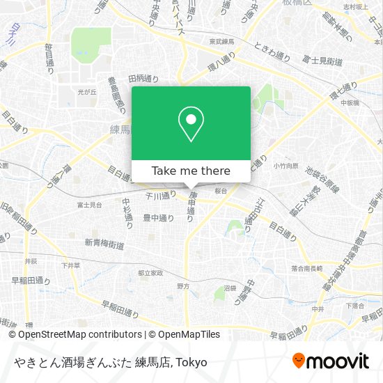 やきとん酒場ぎんぶた 練馬店 map