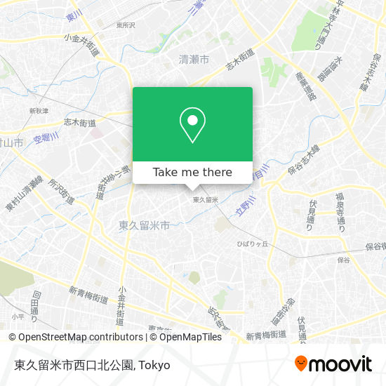 東久留米市西口北公園 map