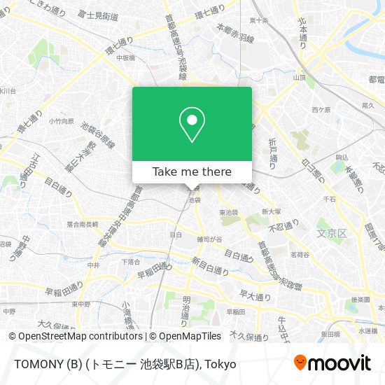 TOMONY (B) (トモニー 池袋駅B店) map