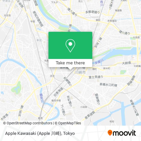 Apple Kawasaki (Apple 川崎) map