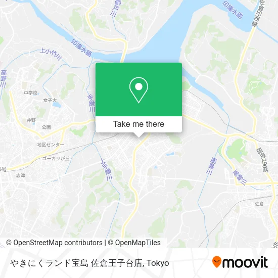 やきにくランド宝島 佐倉王子台店 map