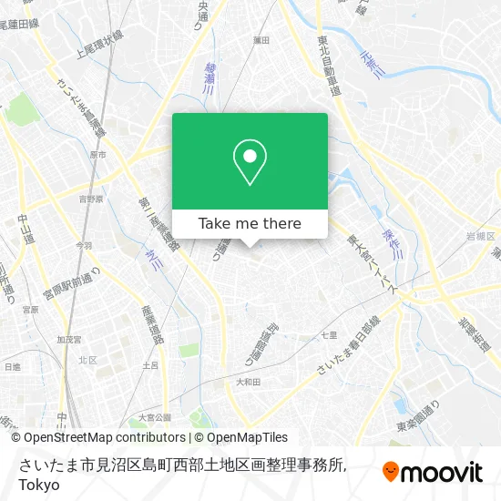 さいたま市見沼区島町西部土地区画整理事務所 map