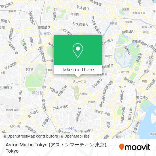 Aston Martin Tokyo (アストンマーティン 東京) map