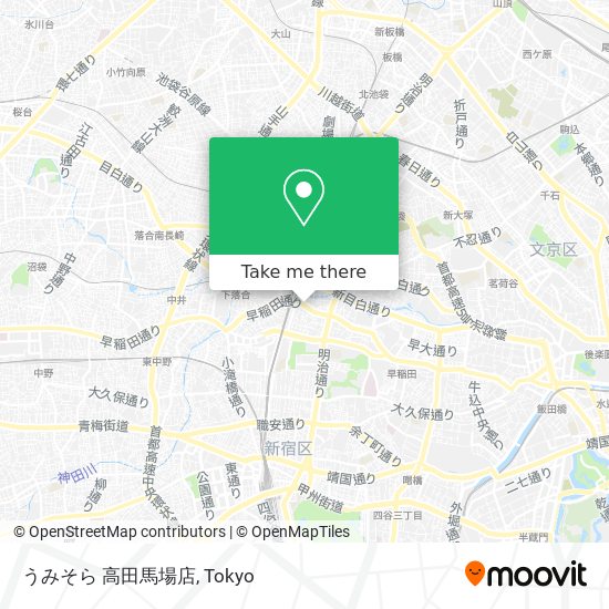 うみそら 高田馬場店 map