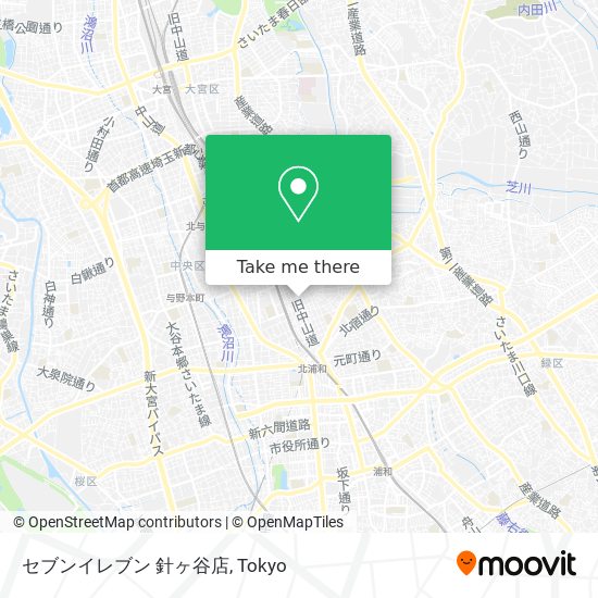 セブンイレブン 針ヶ谷店 map