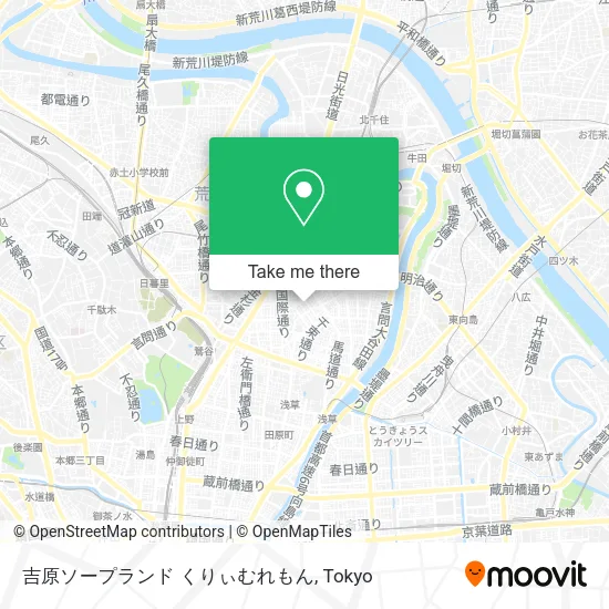 吉原ソープランド くりぃむれもん map