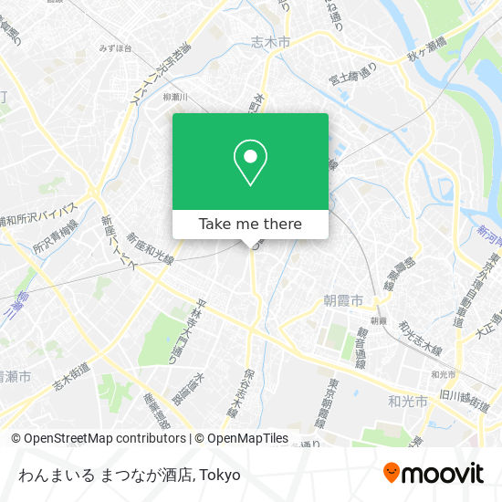 わんまいる まつなが酒店 map