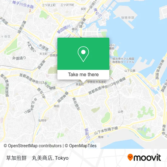 草加煎餅　丸美商店 map