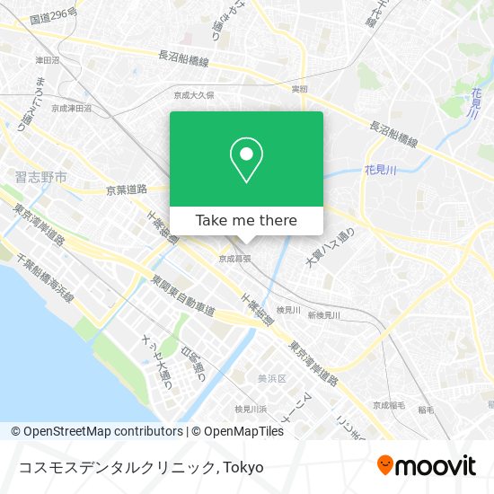 コスモスデンタルクリニック map