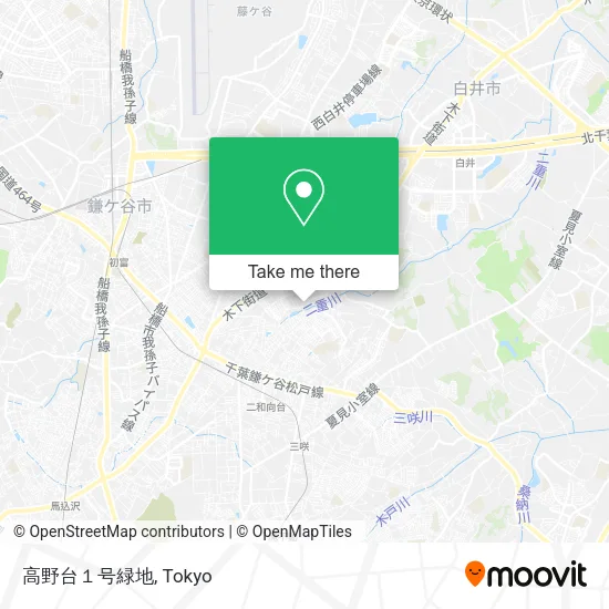 高野台１号緑地 map
