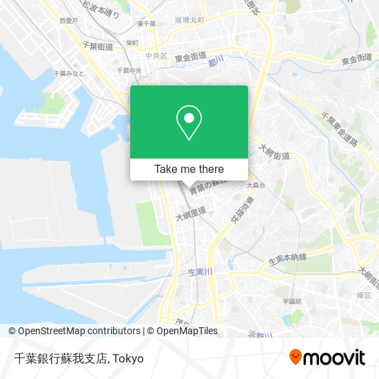 千葉銀行蘇我支店 map
