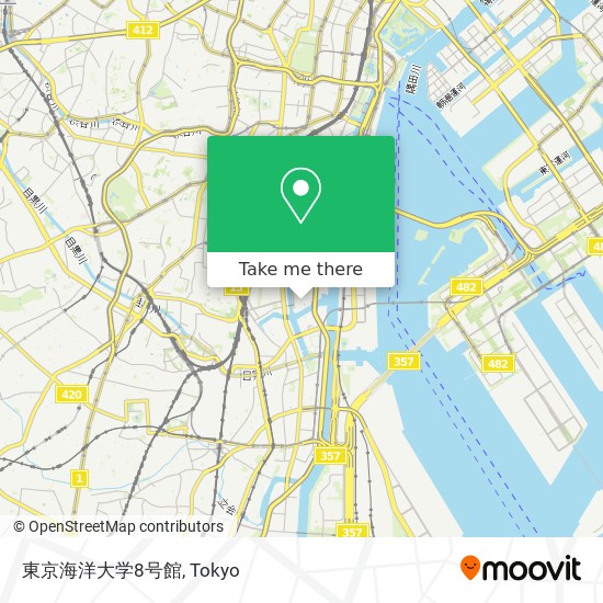 東京海洋大学8号館 map