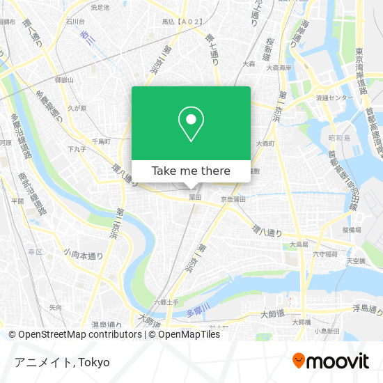 アニメイト map