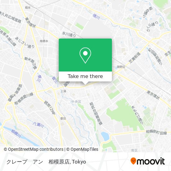 クレープ　アン　相模原店 map