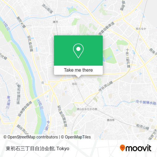 東初石三丁目自治会館 map